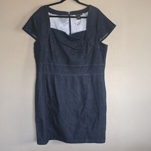 Lane Bryant Dark Blue Mini Dress